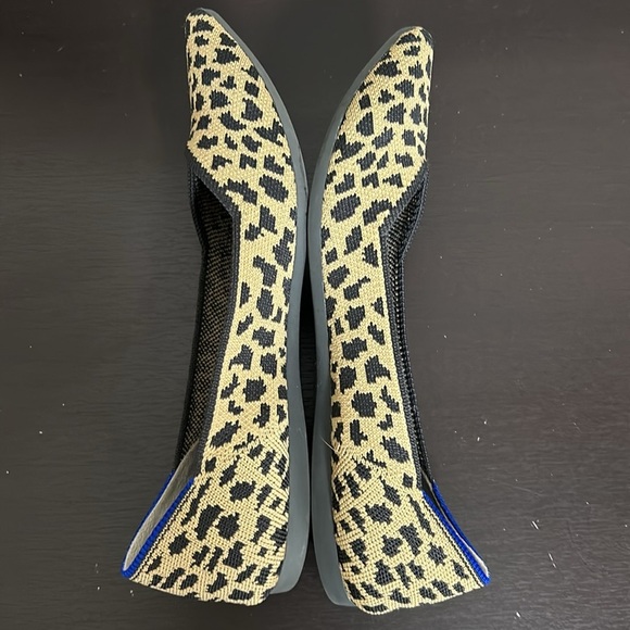 ROTHYS The Point Leopard Desert Cat Shoe Retired Animal Print Slip On Flat Sz 6 - Picture 6 of 12